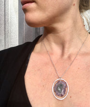 Amethyst Stalactite Sterling Silver Necklace