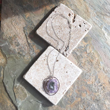 Amethyst Stalactite Sterling Silver Necklace