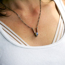 Sterling Silver Opal Pendant