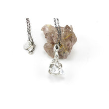 Sterling Silver Quartz Pyramid Crystal Necklace