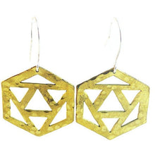 Star Tetrahedron Dangle Earrings