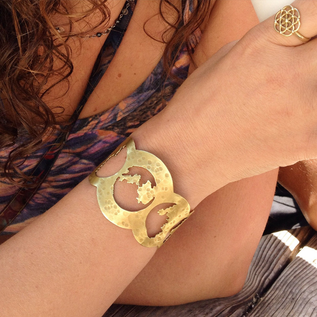 Earth Moon Cuff