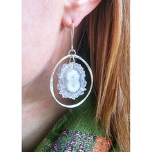 Raw Amethyst Stalactite Dangle Earrings