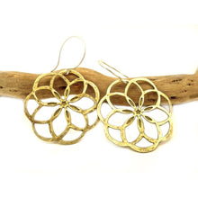 Flower of Life Dangle Earrings