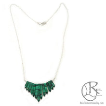 Malachite Point Necklace