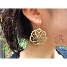 Flower of Life Dangle Earrings
