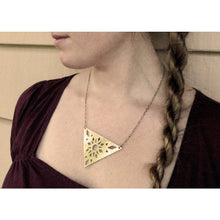 Reticella Triangle Necklace