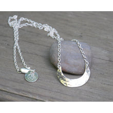 Small Waning Crescent Moon Pendant
