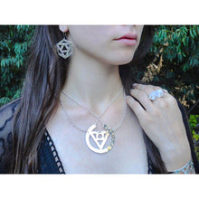 Star Tetrahedron Dangle Earrings