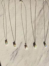 Simple Opal Pendant on Sterling Silver chain
